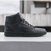 Resim Puma 369573-11 Rebound LayUp SL Erkek Siyah Boğazlı Sneaker Spor Ayakkabı 