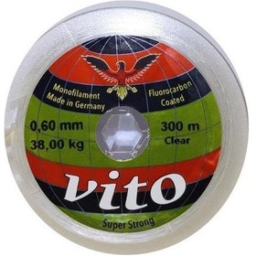 Resim Vito 100 Mt Fluorocarbon Coated Misina Clear 0.38 