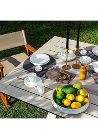 Resim Sufi 12 Kişilik Yemek Takımı 55 Parça Altın 