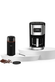 Resim Krups KM480D10 Excellence Filtre Kahve Makinesi GX332810 Silent Vortex Kahve Öğütücü Set 