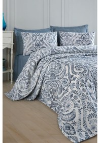 Resim Pike Seti Baskılı Tek Kişilik Loop Mavi Mavi 