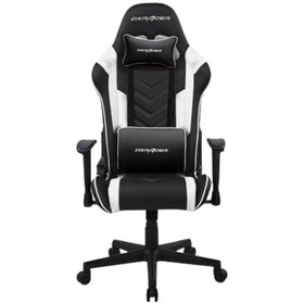 Resim DXRacer Prince Serisi L Siyah Beyaz Oyuncu Koltuğu 