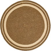Resim MarkaEv Alpin Dokuma Jüt Halı - 90x90 cm 