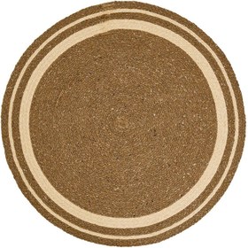 Resim MarkaEv Alpin Dokuma Jüt Halı - 90x90 cm 