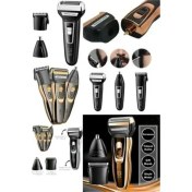 Resim Şarjlı Çok Fonksiyonlu Bakım Seti, Siyah, 3 Başlıkli, Pratik ve Şık Tasarım 