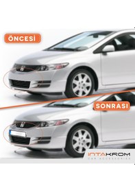 Resim intakrom Honda Civic Krom Plakalık - Hummer Tip 2 Adet N11.557 