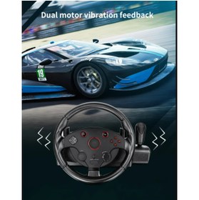 Resim Ozmik T6 Racing Whell Ps4 Xbox Switch Pc Uyumlu Direksiyon Seti 