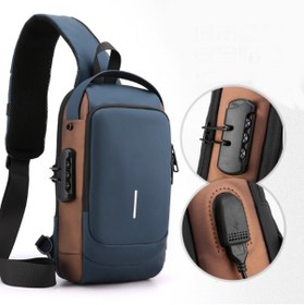 Resim CANSA Powerbank Destekli Erkek Ön Göğüs Çantası 