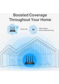 Resim Tp-link Archer A6 4 Port 1200 Mbps Router 