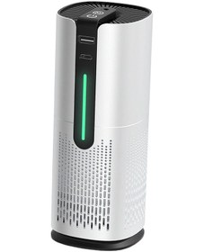 Resim Magideal Sessiz Koku Duman Tozu Usb Ortam Işığı Küçük Hava Temizleyici 