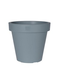 Resim Via Gardenia Plastik Saksı Gri Çap 30 Cm Yükseklik 26 Cm 