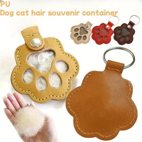 Resim Premium Paw Print Anahtarlık - Köpekler, Kediler ve Hamsterler için Sevimli saç tokası Şeklinde Evcil Hayvan Anıtı - Mükemmel Taşıma Aksesuarı ve Düşünceli Hediye 