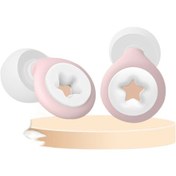 Resim Loop Sessiz Gürültü Azaltıcı Kulak Tıkacı Süper Yumuşak Beyaz Pembe 