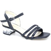 Resim Trendyshose 04033 Şeffaf 3Cm Topuk Kadın Ayakkabı 