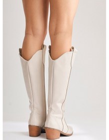 Resim Lhena Bej Western Çekme Çizme 001 