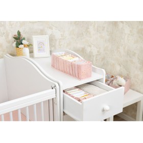 Resim tiny wood Pembe Renk Bebek Odası Çekmece İçi Akordiyon 3 Lü Small-Medium-Large Set 