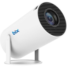 Resim Bix Vega Android Projeksiyon Cihazı Hd 1280×720 4k Desteği 170 Ansı Lümen Wifi Bluetooth Mini Akıllı 