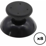 Resim 8 ADET XBOX 360 Analog Başlık XBOX 360 Topuz Siyah Renk XBOX 360 Kol Tamiri Yedek Parça Analog Cap 
