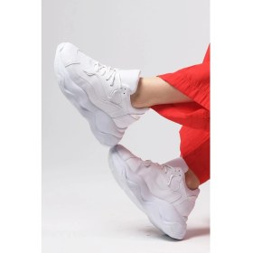 Resim Mio Gusto Beyaz Kadın Sneaker Spor Ayakkabı 