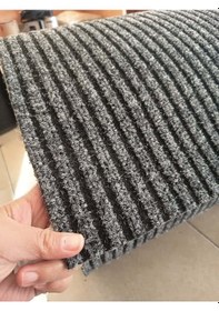 Resim Çelik Halı 1 X 6 Metre Gri Dış Ve Iç Zemin Kaymaz Halı Yolluk Tab Çok Renkli 