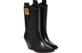 Resim Balmain Metal Logolu Kadın Çizme 