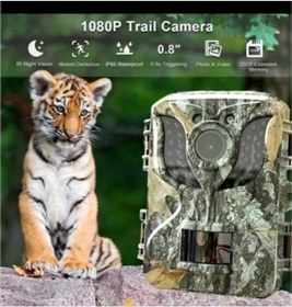 Resim Fotokapan Kamera 16mp Full Hd 1080p Gece Görüşlü 2 Inç Lcd Ekran Su Geçirmez 