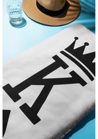 Resim Dijital Baskı Plaj Deniz Havlusu King Desenli Peştamal Hvl0100 Renkli 