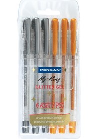 Resim Pensan My- King Neon Jel Kalem 6 Li 