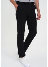 Resim Efor Comfort Fit Beli Lastikli Esnek Siyah Spor Pantolon P 1189 Siyah 