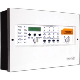 Resim Mavili ML-322 Maxlogic Konvansiyonel Yangın Söndürme Santralı 4 Algılama Bölgeli, 1 Söndürme Çıkışlı 