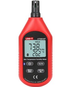 Resim Unı-T Ut333 Bt+ Plus Bluetoothlu Dijital Termometre Ve Nem Ölçer 