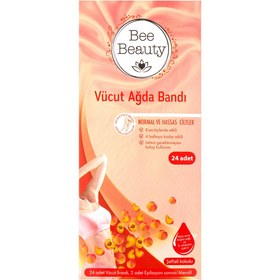 Resim Bee Beauty Vücut Ağda Bandı Şeftali 24'lü - Gratis 