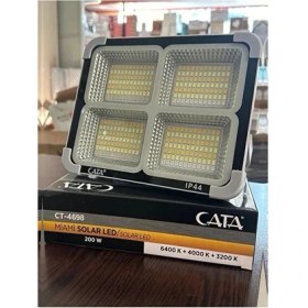 Resim Nezade Store CT-4698 200W Solar LED Projektör Taşınabilir Kumandalı 