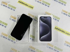Resim Apple iPhone 15 Pro Max İkinci El TR | 256 GB | Mavi İkinci El 5 AY GARANTİLİ HATASIZ 15 PRO MAX 256 GB PİL 89 FARUK TELEKOMDA