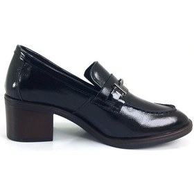 Resim Mammamia 55 24ka Kadın Günlük Ayakkabı Siyah Kırışık Rugan Siyah Kırışık Rugan Siyah 