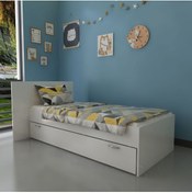 Resim Myniture Home & Living Trend Yavrulu Karyola Q4016-1 Beyaz Beyaz 