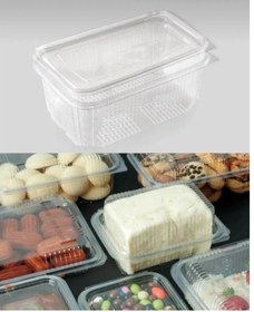 Resim Genel Markalar Tusemix Plastik Sızdırmaz Kap 375gr-cc Kullan At Tek Kullanımlık Kapaklı Dikdörtgen Kase 100 Adet 