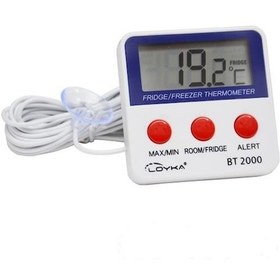 Resim Loyka BT-2000 Alarmlı Ve Mıknatıslı Buzdolabı Termometresi 
