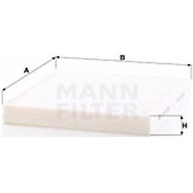 Resim Vw Golf Vi 1.2 Tsi 16V 2011-2016 Mann Polen Filtresi 