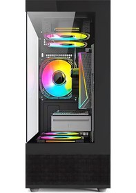 Resim Izoly ST998658 i5-12400F 16 GB 512 GB M.2 NVMe RX580 8 GB 24" Free Dos Masaüstü Oyuncu Bilgisayarı 