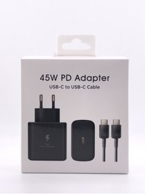Resim Bashasaray Samsung Galaxy S23 Ultra Uyumlu 45 Watt Hızlı Şarj Aleti - Usb-c Adaptör Ve Kablo - Beyaz 