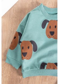 Resim Oversize Baskılı 2'li Erkek Bebek Takımı 001 