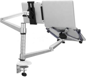 Resim Coverzone Notebook ve Tablet Stant, 10-16" Dizüstü Bilgisayar ve 4.7-12.9" Tablet 2 Hareketli Ayarlanabilir Kol, Ergonomik Dizüstü Bilgisayar Standı OA-9X (OA-9X) 