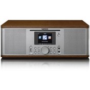 Resim Lenco DIR-270 İnternet Radyo DAB FM Radyo CD Bluetooth Ahşap 
