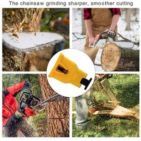 Resim 14-20 İnç Ahşap İşleme Motoru Diş Zinciri Testere Keskinleştirici Taş Taşlama 