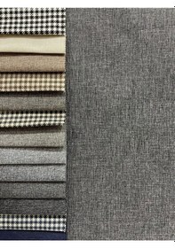 Resim Enesar Home Gri Döşemelik Keten Kumaş Premium Dokuma 9944 100 x 140 cm 