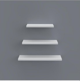 Resim Kenzlife kitaplık nadire 000*050-040-030*20 byz duvar rafı 