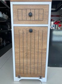 Resim En Ucuz Mağaza Mobilya Mdf Kirli Çamaşır Sepet Çekmeceli Boy 85 Cm En 39 Cm Derinlik 31 Cm 