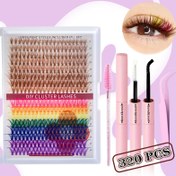 Resim Kahverengi Küme Takma Kirpikler - Alt Kirpikli veya Altsız, D-Kıvrım Dolgun Kirpikler, Kolay Uygulama için Önceden Ölçülmüş Sıralar, Uygulama Fırçası ve Cımbız Dahil, Doğal Kahverengi Dramatik veya Günlük Görünüm İçin - Partiler, Düğünler, Fotoğraf Çekimleri için Mükemmel - Her Gün ve Özel Etkinlikler için Başlangıç Dostu Kirpikler, Dcurl Tasarım, Hafif Kirpik Uzantıları, Gelin Makijası 