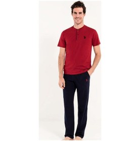 Resim U.S. Polo Assn. Erkek 3 lü Pijama Takım 12005 